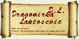 Dragomirka Laptošević vizit kartica